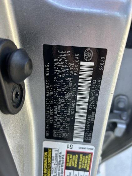 used 2020 Toyota Camry car, priced at $17,444