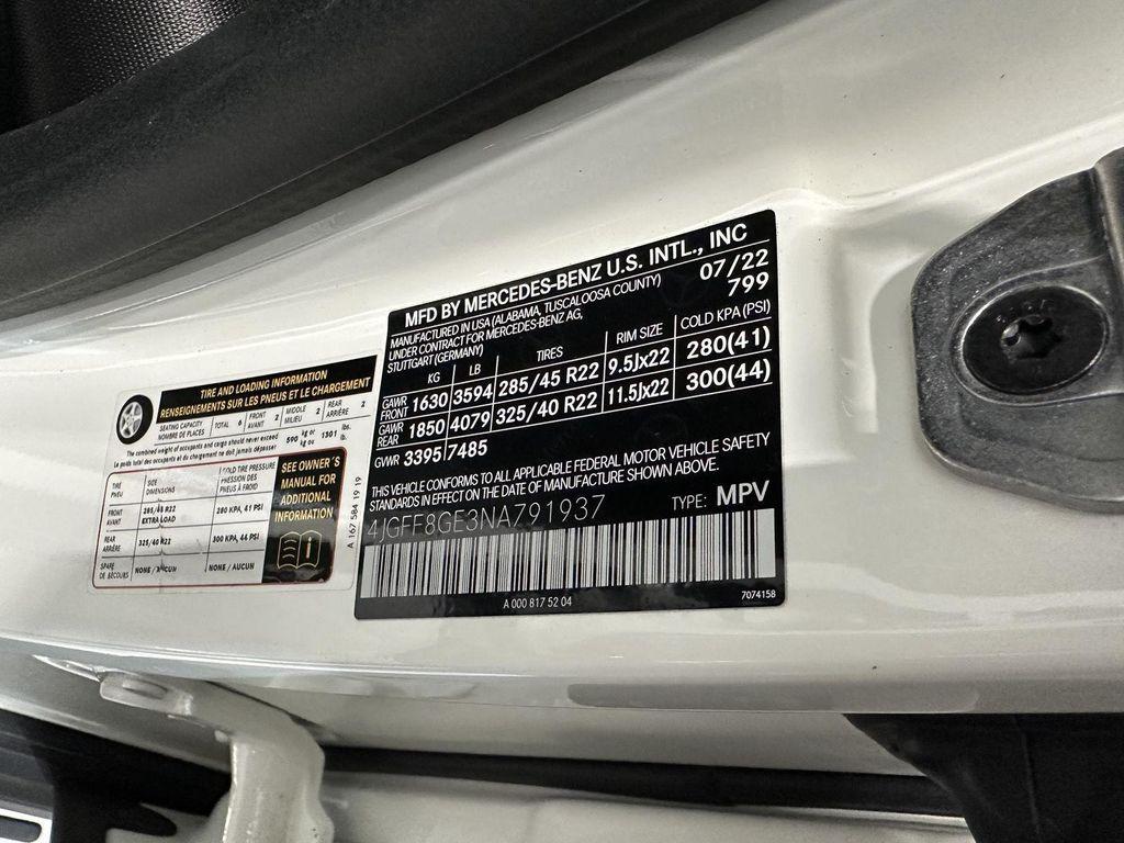 used 2022 Mercedes-Benz GLS 580 car, priced at $68,500