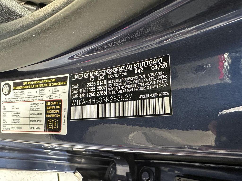 used 2025 Mercedes-Benz C-Class car, priced at $47,900