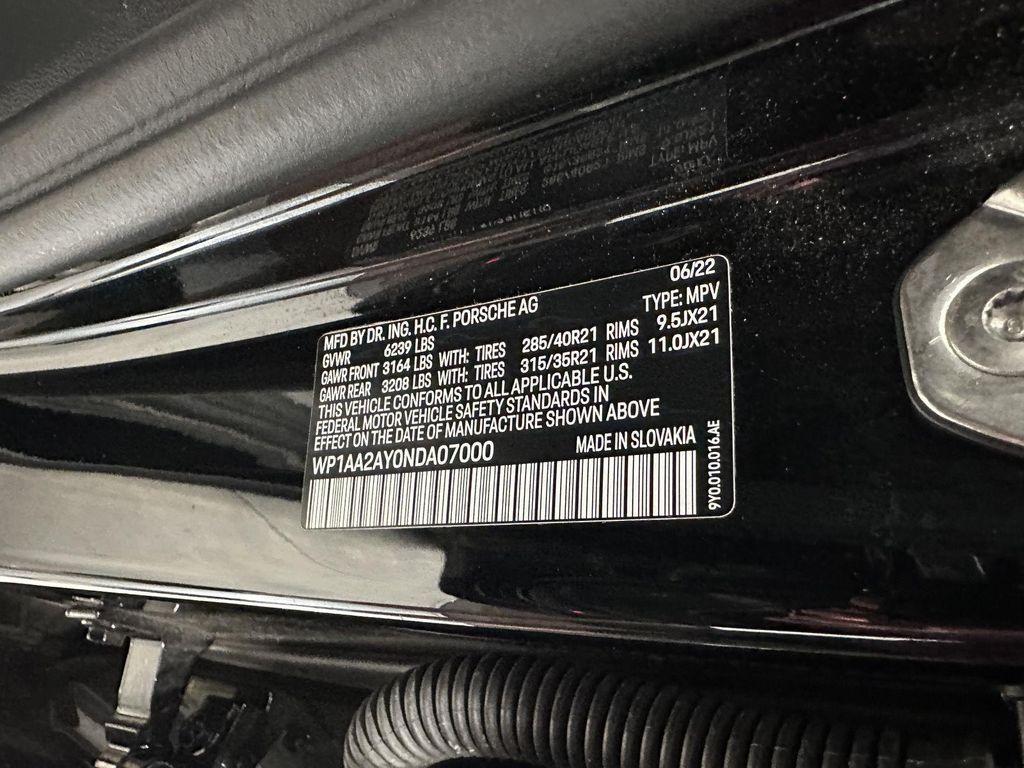 used 2022 Porsche Cayenne car, priced at $55,400