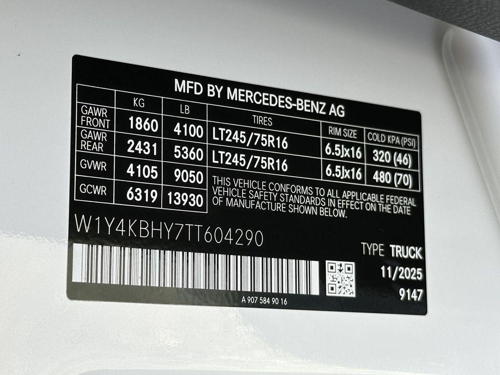 new 2026 Mercedes-Benz Sprinter 2500 car, priced at $63,157