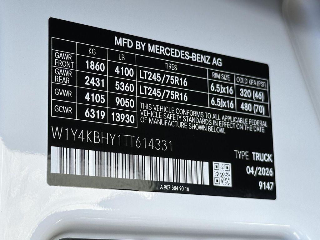 new 2026 Mercedes-Benz Sprinter 2500 car, priced at $63,123