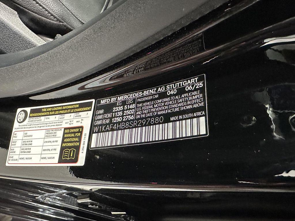 used 2025 Mercedes-Benz C-Class car, priced at $46,600