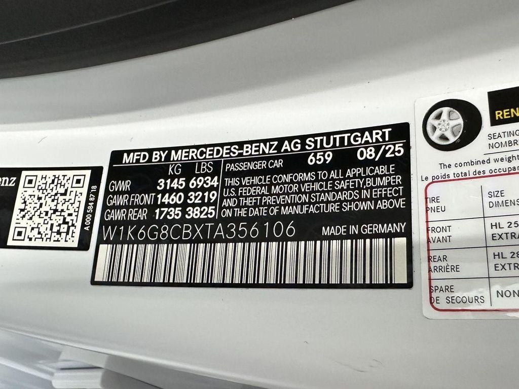 new 2026 Mercedes-Benz AMG S 63 E car, priced at $215,260