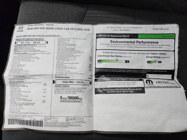 2024 Delmonico Red Pearlcoat RAM 3500