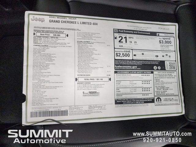 new 2025 Jeep Grand Cherokee L car, priced at $50,449