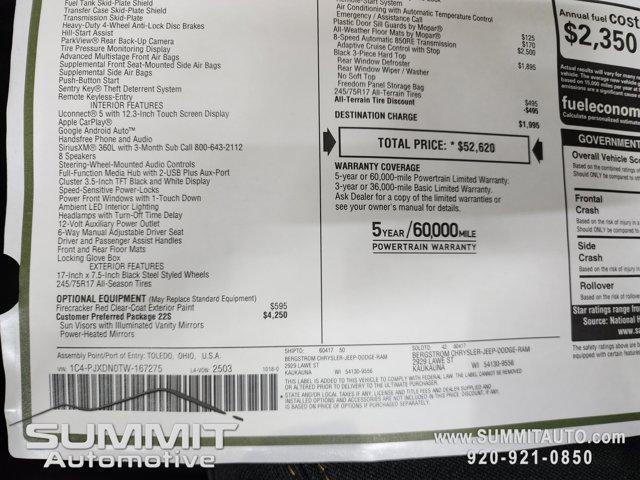 new 2026 Jeep Wrangler car, priced at $47,599