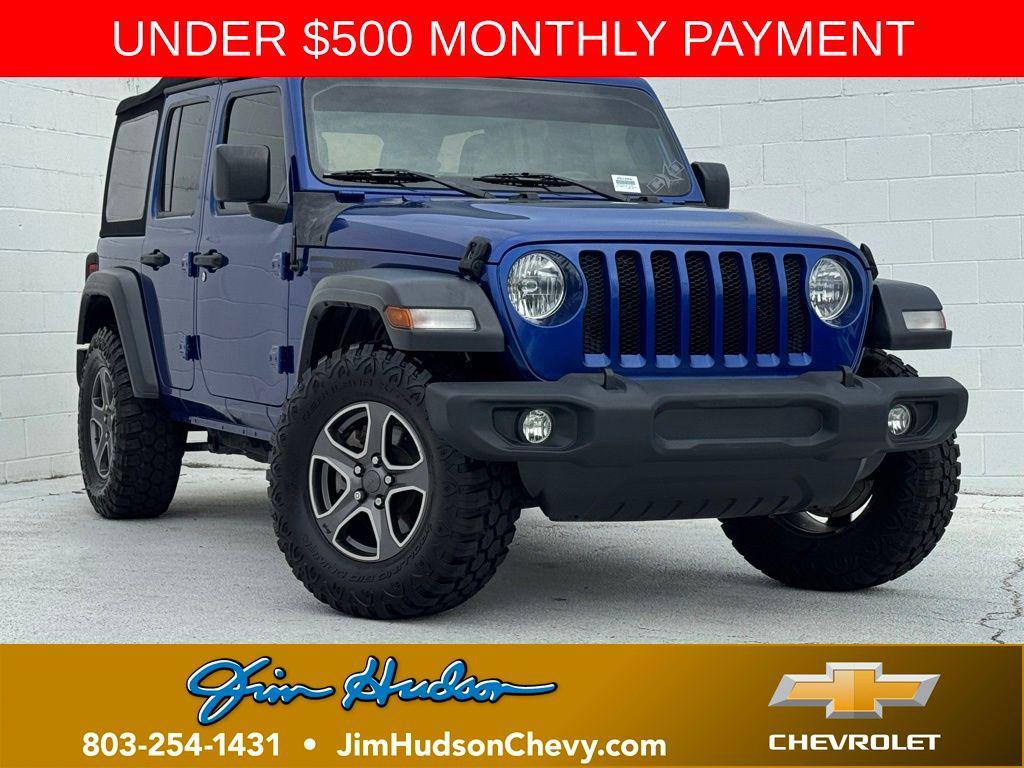 used 2018 Jeep Wrangler Unlimited car, priced at $20,202