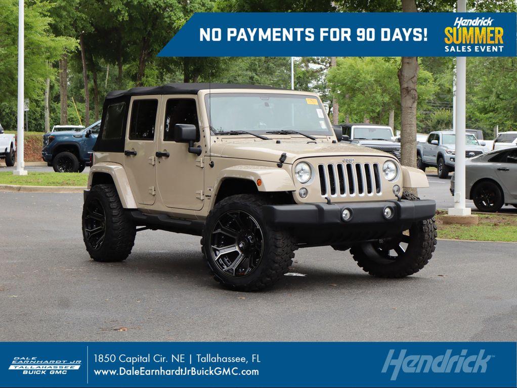 used 2016 Jeep Wrangler Unlimited car, priced at $31,127