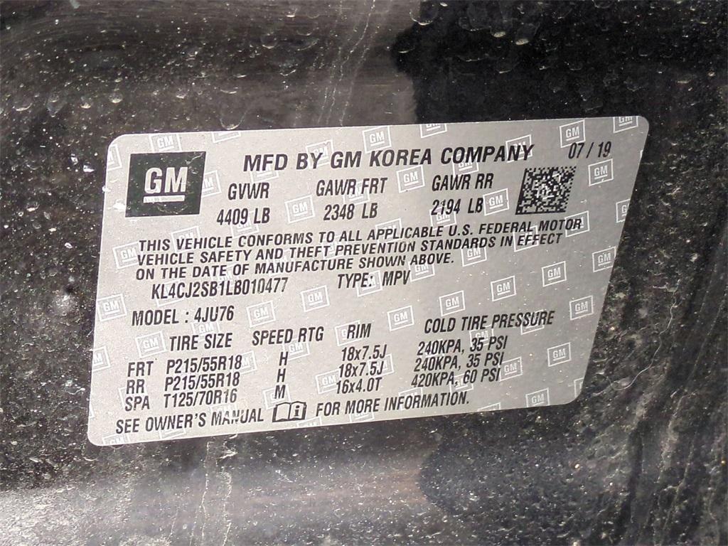 used 2020 Buick Encore car, priced at $14,397