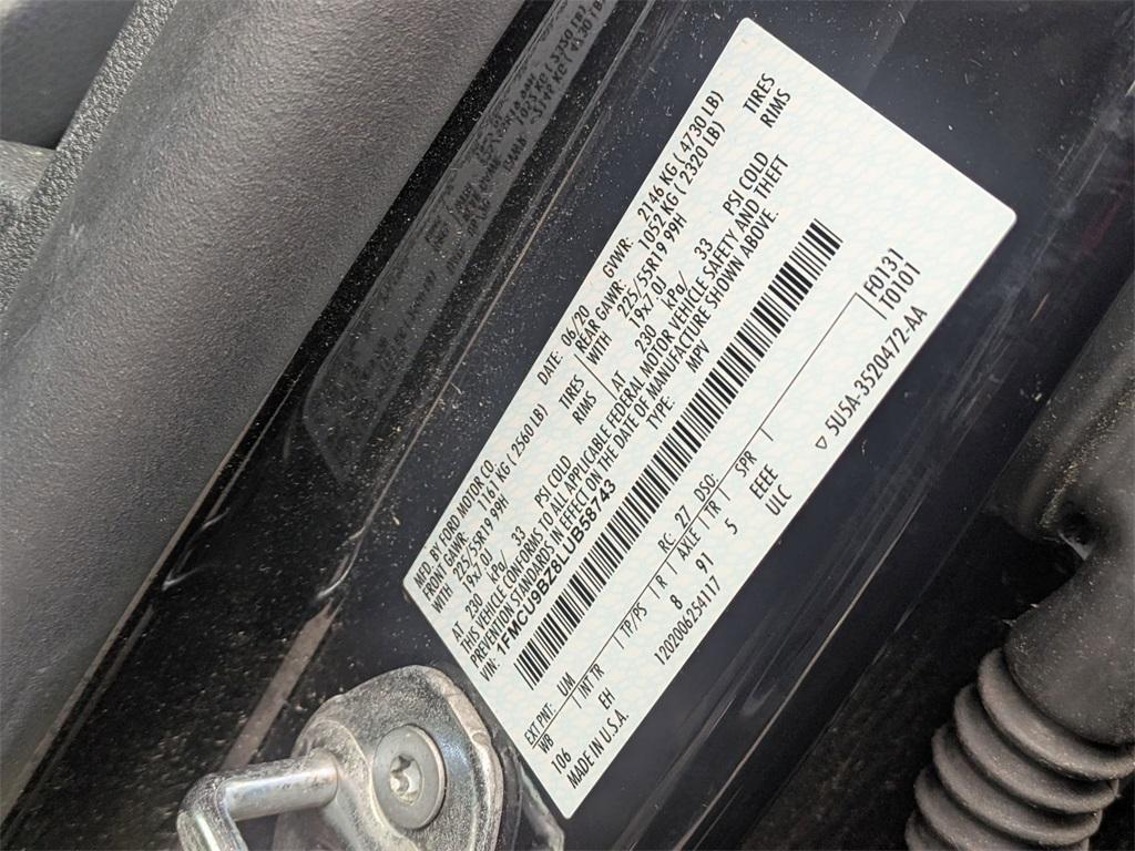 used 2020 Ford Escape car, priced at $14,297