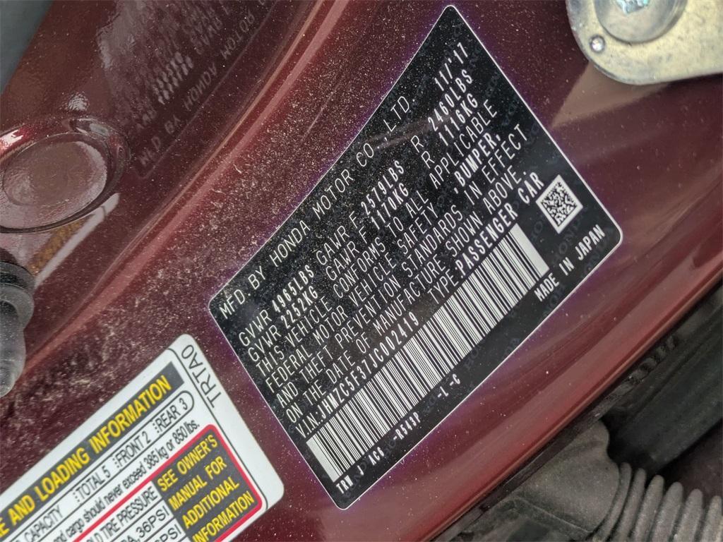 used 2018 Honda Clarity Plug-In Hybrid car, priced at $15,399