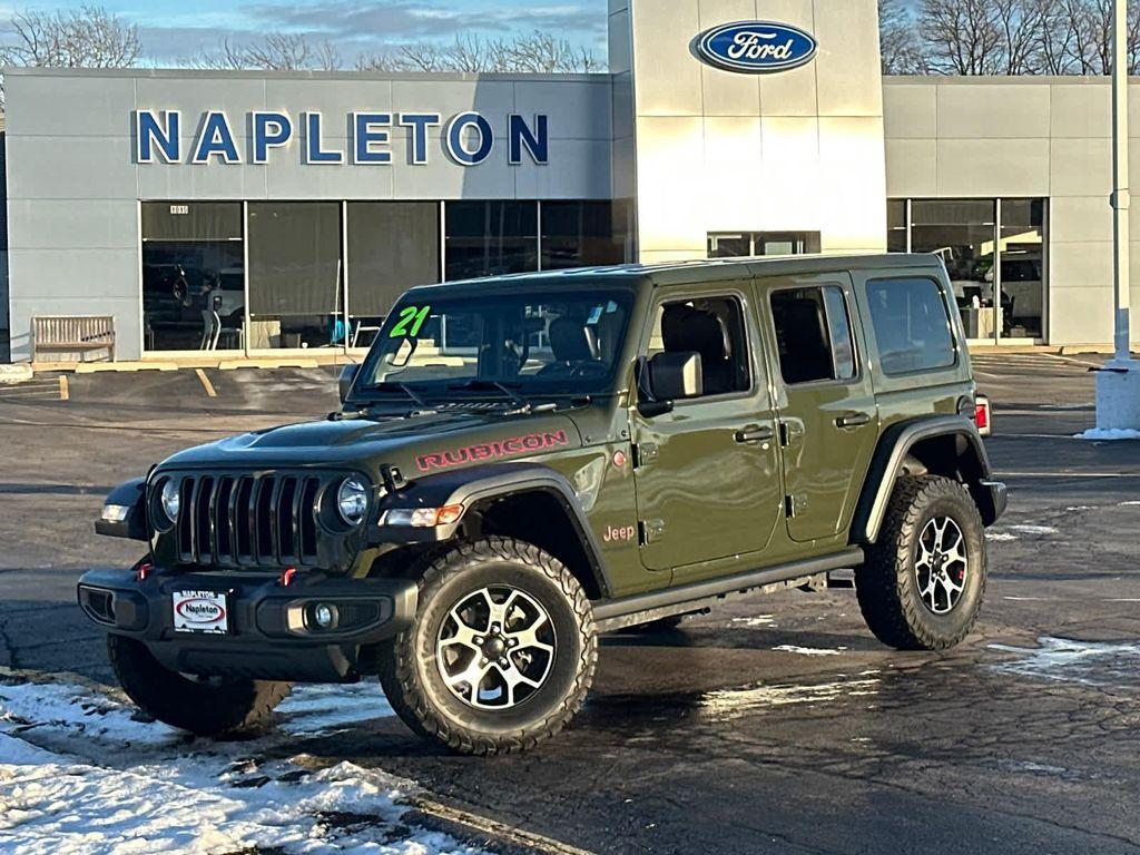 used 2021 Jeep Wrangler Unlimited car, priced at $30,887