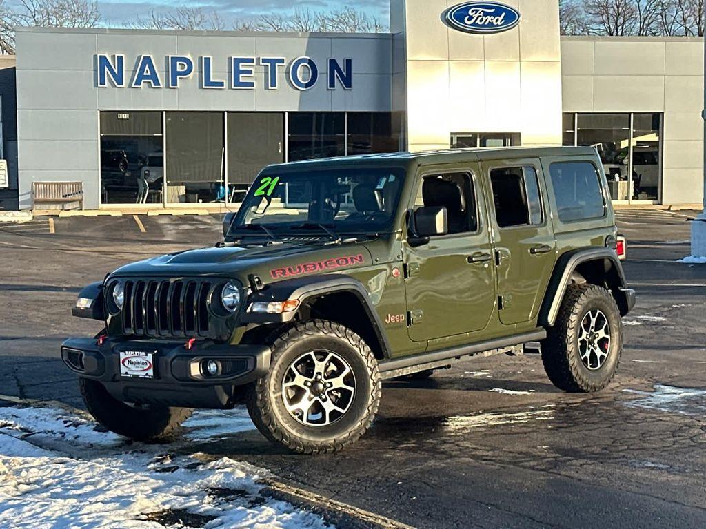 used 2021 Jeep Wrangler Unlimited car, priced at $30,887