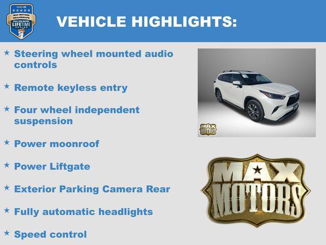 used 2021 Toyota Highlander car, priced at $29,138