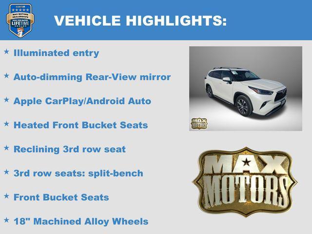 used 2021 Toyota Highlander car, priced at $29,138