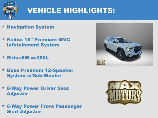 new 2026 GMC Acadia car, priced at $56,990