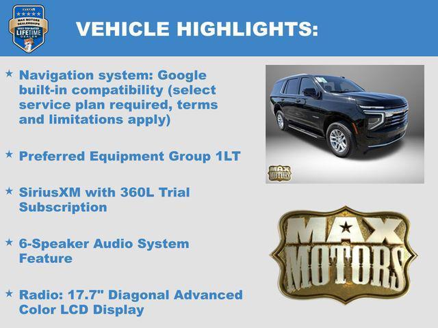 used 2025 Chevrolet Tahoe car, priced at $59,655