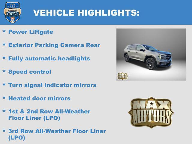 new 2026 GMC Acadia car, priced at $48,290