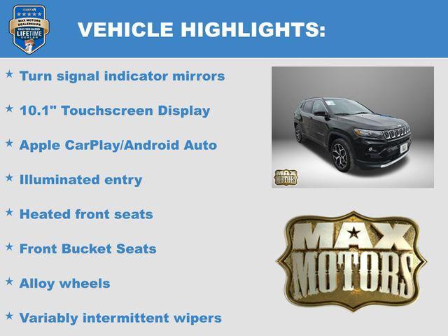 used 2025 Jeep Compass car, priced at $26,443