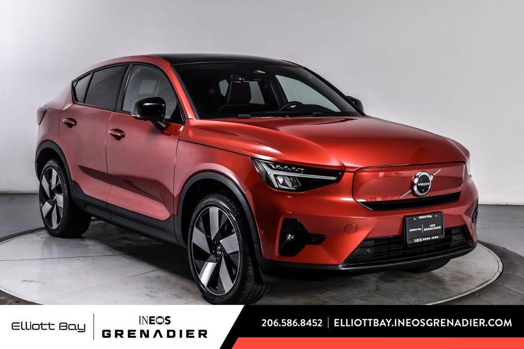 used 2023 Volvo C40 Recharge Pure Electric car, priced at $27,980