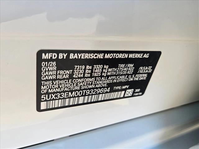 new 2026 BMW X7 car, priced at $125,900