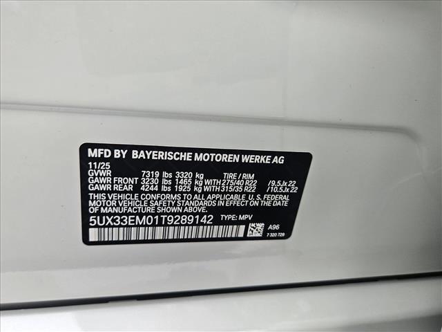 new 2026 BMW X7 car, priced at $121,965