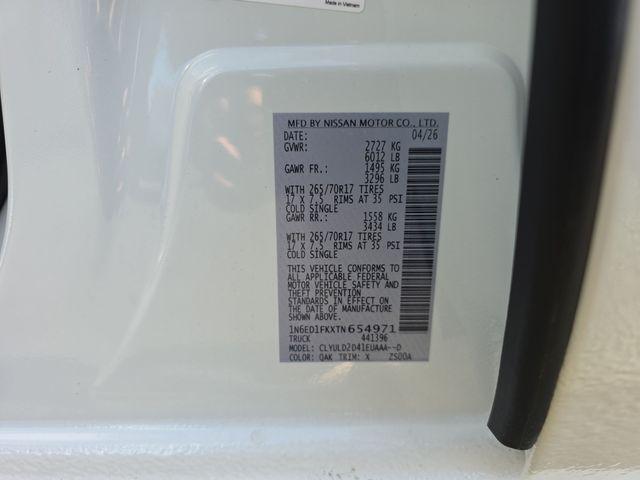 new 2026 Nissan Frontier car, priced at $42,745
