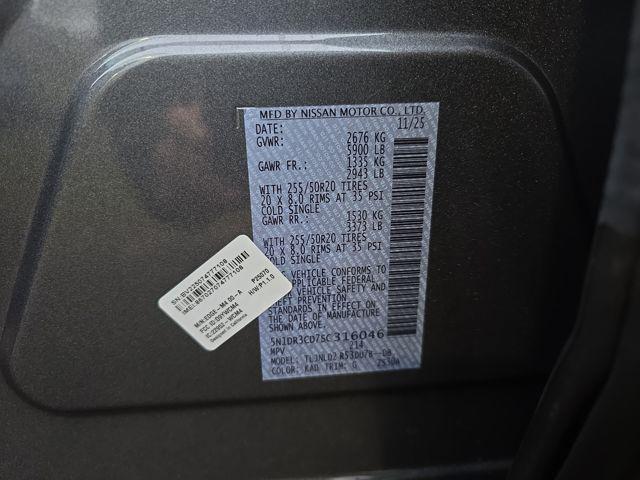 new 2025 Nissan Pathfinder car, priced at $45,300