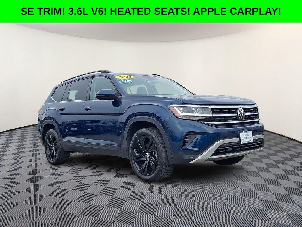 used 2022 Volkswagen Atlas car, priced at $26,200