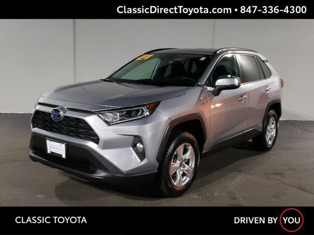 used 2021 Toyota RAV4 Hybrid car, priced at $25,999