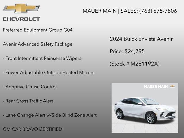 used 2024 Buick Envista car, priced at $24,795
