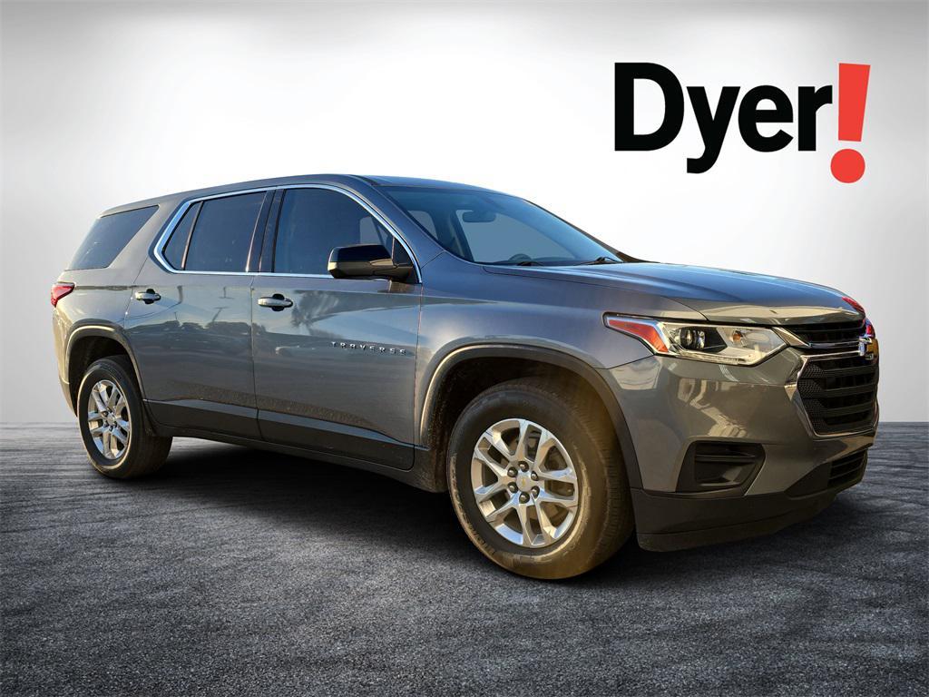 used 2021 Chevrolet Traverse car, priced at $17,999