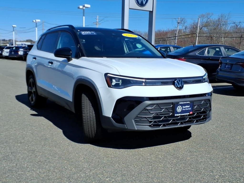 used 2025 Volkswagen Taos car, priced at $31,688