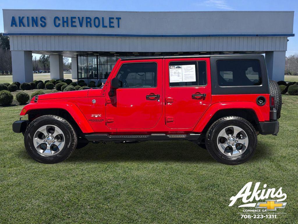 used 2017 Jeep Wrangler Unlimited car, priced at $18,780
