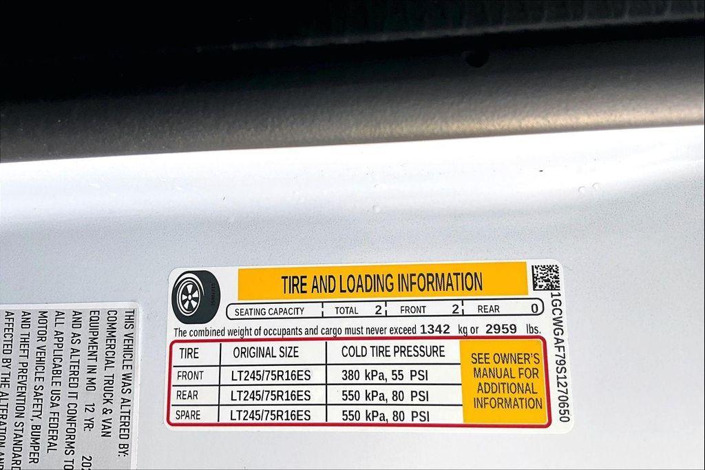 new 2025 Chevrolet Express 2500 car, priced at $47,904