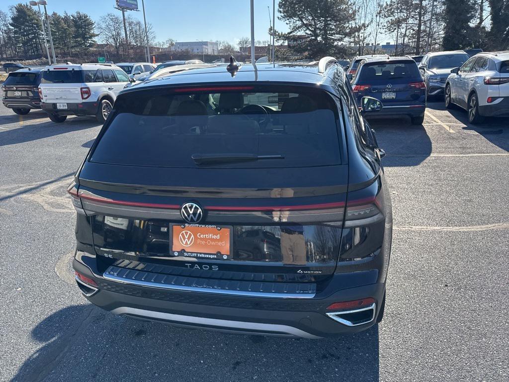 used 2025 Volkswagen Taos car, priced at $25,637
