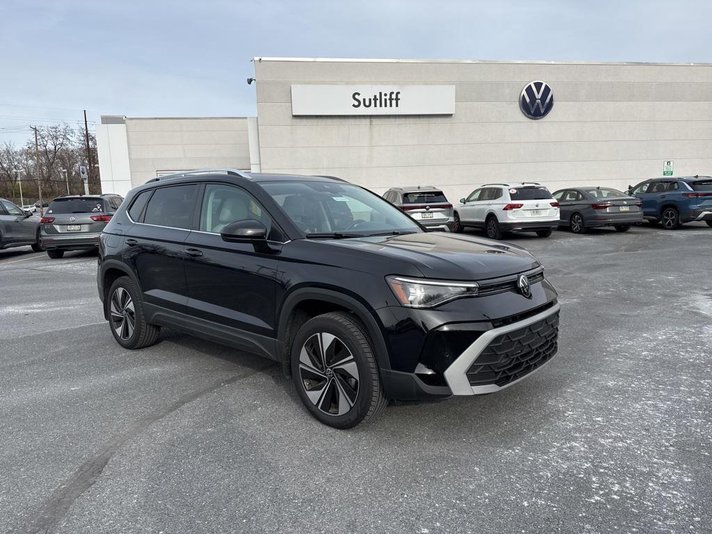 used 2025 Volkswagen Taos car, priced at $25,637