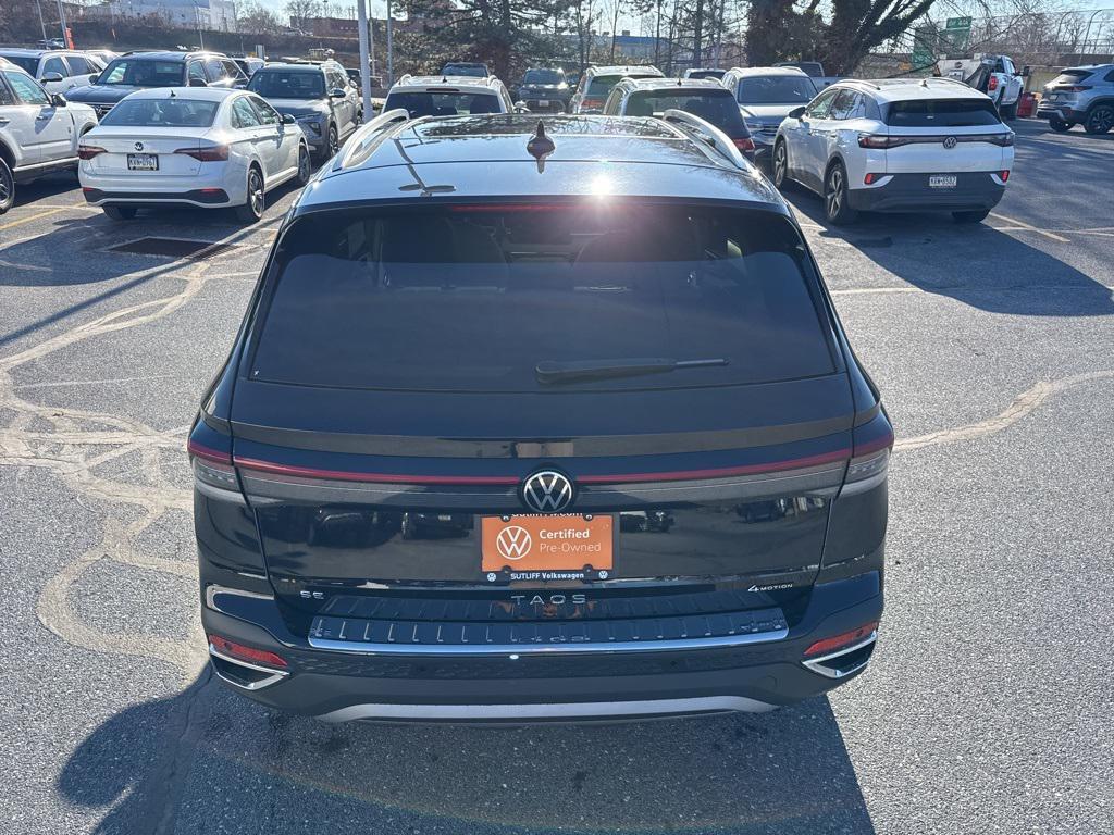 used 2025 Volkswagen Taos car, priced at $25,637