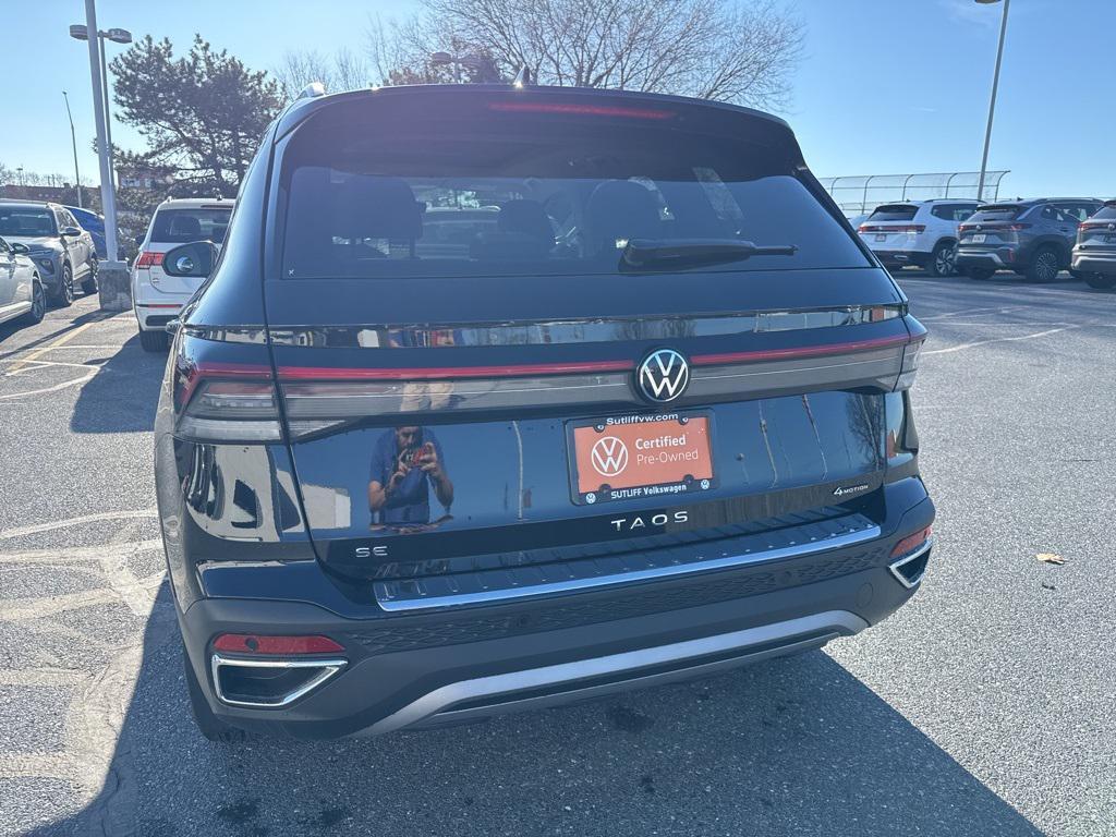 used 2025 Volkswagen Taos car, priced at $25,637