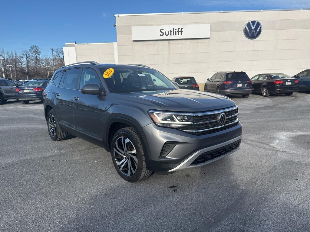 used 2022 Volkswagen Atlas car, priced at $23,625