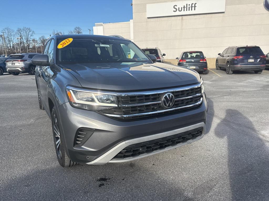 used 2022 Volkswagen Atlas car, priced at $23,625