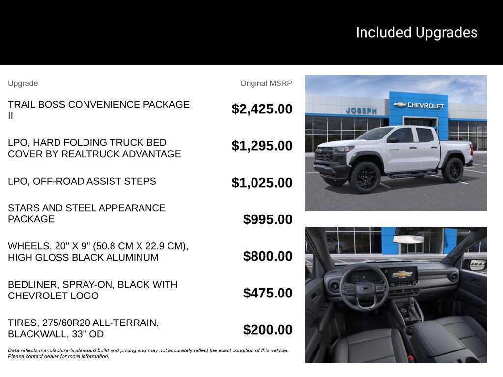 new 2026 Chevrolet Colorado car, priced at $45,371