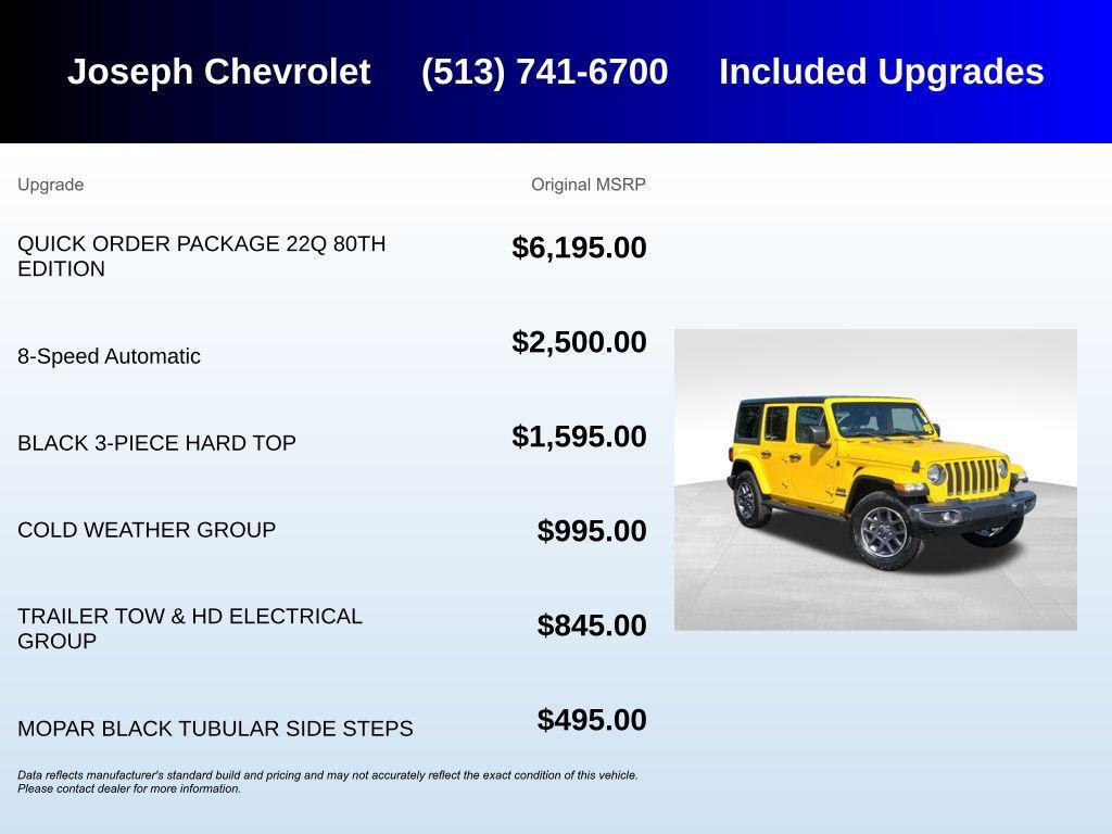 used 2021 Jeep Wrangler Unlimited car, priced at $22,000