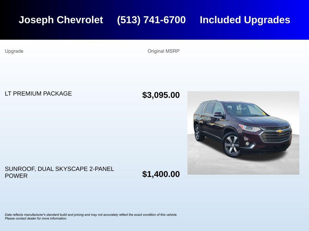 used 2019 Chevrolet Traverse car, priced at $20,000