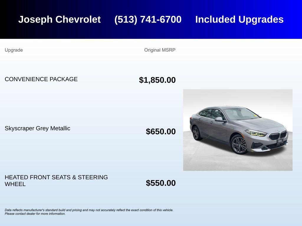 used 2024 BMW 228 Gran Coupe car, priced at $24,000