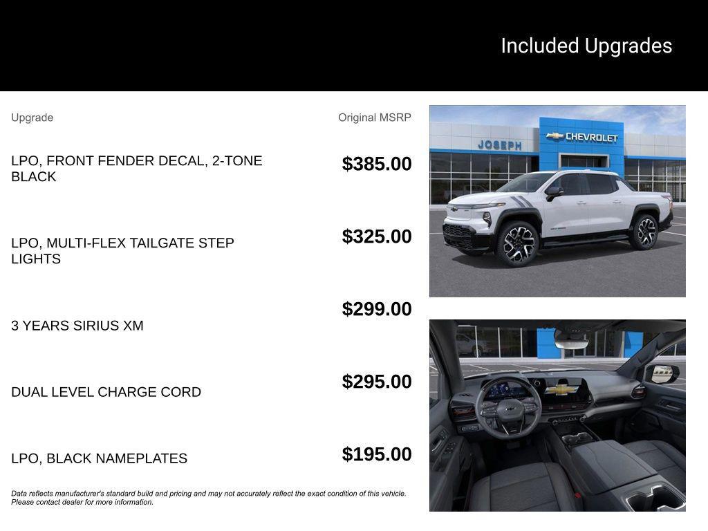 new 2025 Chevrolet Silverado EV car, priced at $77,394