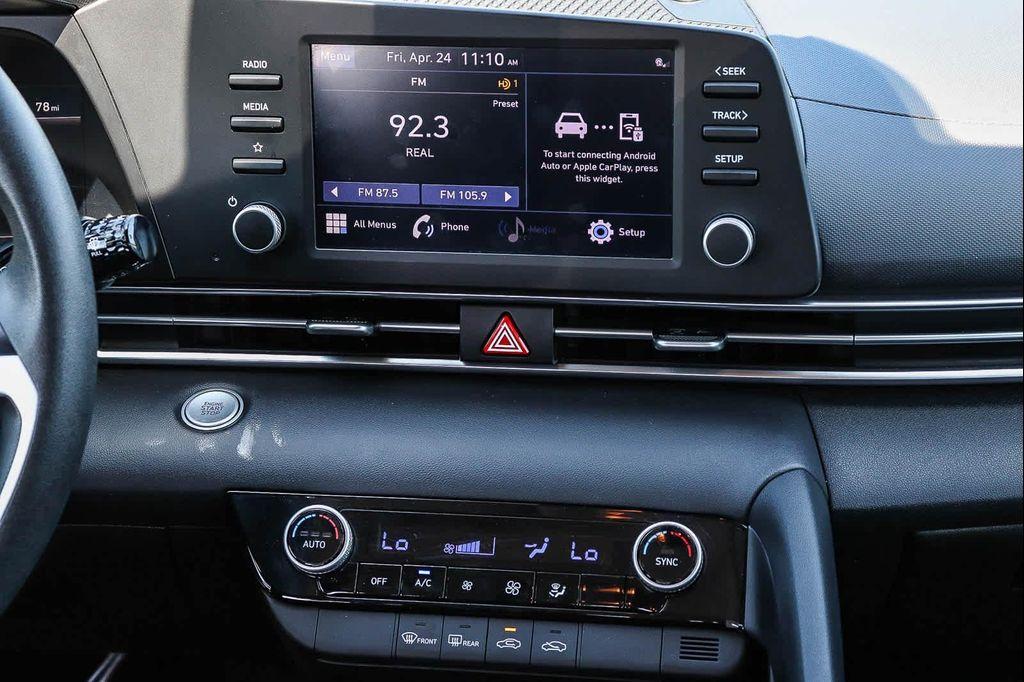 used 2022 Hyundai Elantra car, priced at $19,500