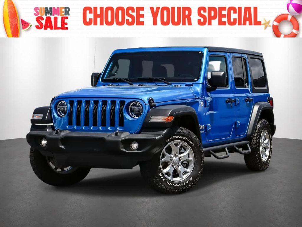 used 2021 Jeep Wrangler Unlimited car, priced at $26,977