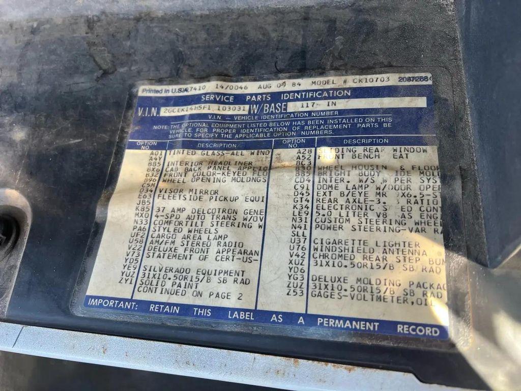 used 1985 Chevrolet Pickup Truck car, priced at $22,995